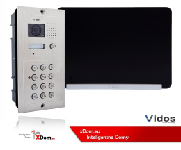 Zestaw Wideodomofonu Vidos stacja bramowa z szyfratorem monitor 7'' S601D-2_M690BS2