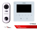 Zestaw wideodomofonu cyfrowego Vidos DUO S1001_M1022W