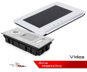 Zestaw wideodomofonu cyfrowego z czytnikiem RFID Vidos DUO S561A_M690W