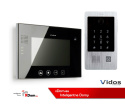 Zestaw wideodomofonu z szyfratorem i czytnikiem kart RFID Vidos S20DA_M670B