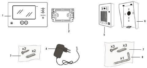 Somfy Videodomofon V200 - czarny