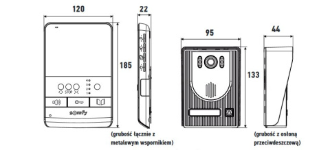 Somfy 2401330 Videodomofon V100