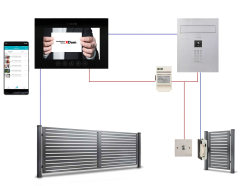 Wideodomofon WiFi Vidos z szyfratorem S14D-SKM M11BX