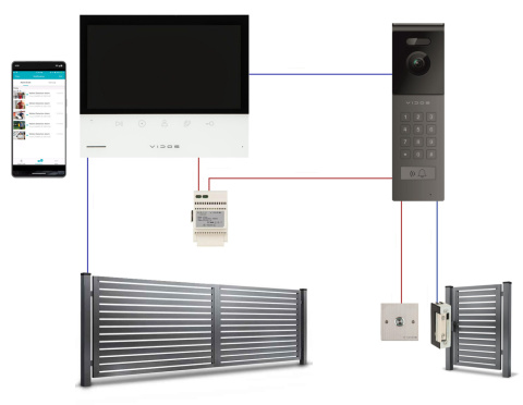 Vidos S12D M13-XT Wifi z szyfratorem