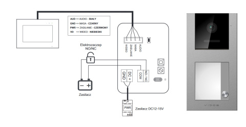 Wideodomofon Vidos z czytnikiem RFID S11-1 M13-XT Wifi TUYA