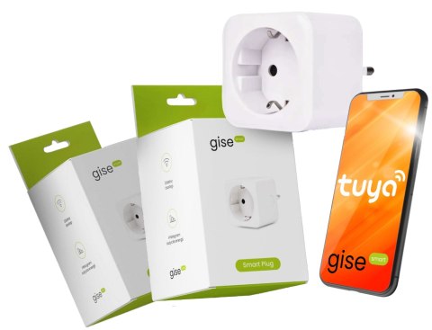 GISE Smart Inteligentne gniazdko WiFi | Tuya | SP-01