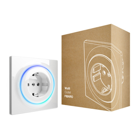 Gniazdko type F białe FIBARO FGWSONF-011 Walli N Outlet