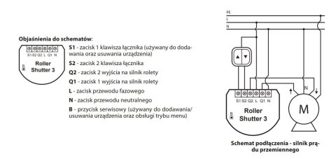 Moduł sterowania roletami Roller Shutter 3 FIBARO FGR-223