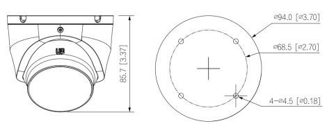 Kamera IP EZ-IP EZI-T140-F2 Opakowanie zbiorcze 4szt.