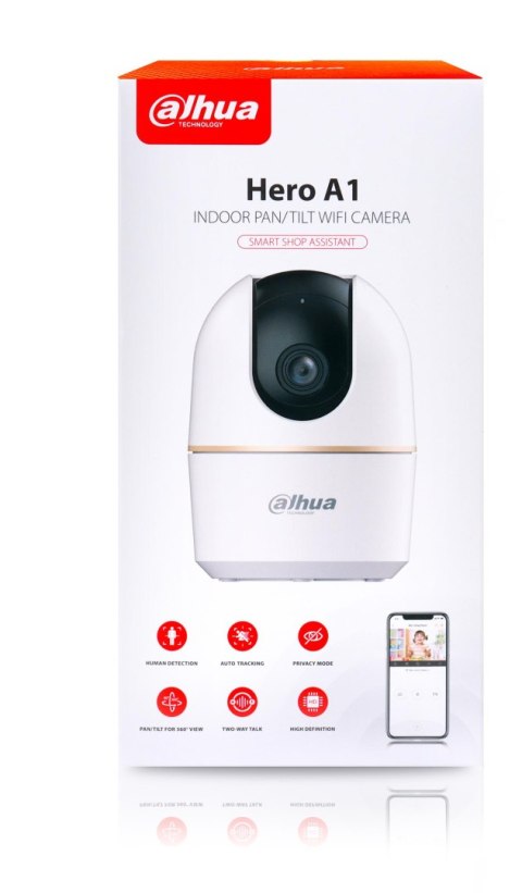 Kamera bezprzewodowa WiFi Dahua Hero H2A + Naklejka Eltrox + karta pamięci 32GB