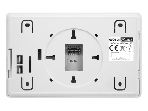 MONITOR ''EURA'' VDA-32A5 ''2EASY'' - biały, ekran 4,3''