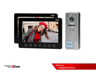 Wideodomofon ORNO OR-VID-EX-1063/B 2-rodzinny - bezsłuchawkowy, 7" LCD, czarny | NOVEO MULTI2