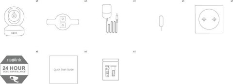 Kamera IP Reolink E Series E330 Czarna Wi-Fi 4MPx