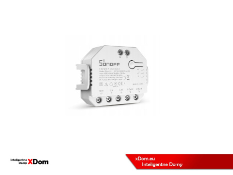 SONOFF sterownik 2-kanałowy roletowy 10A