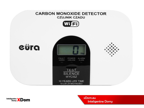 CZUJNIK CZADU WiFi ''EURA'' CD-53A2v5300-TY/B CZUJNIK CZADU WiFi ''EURA'' CD-53A2v5300-TY/B