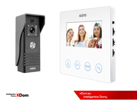 WIDEODOMOFON ''EURA'' CONNECT VDA-78A3_VDA-06A3 BIAŁY WIDEODOMOFON ''EURA'' CONNECT VDA-78A3_VDA-06A3 BIAŁY