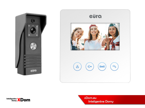 WIDEODOMOFON ''EURA'' CONNECT VDA-78A3_VDA-06A3 BIAŁY WIDEODOMOFON ''EURA'' CONNECT VDA-78A3_VDA-06A3 BIAŁY