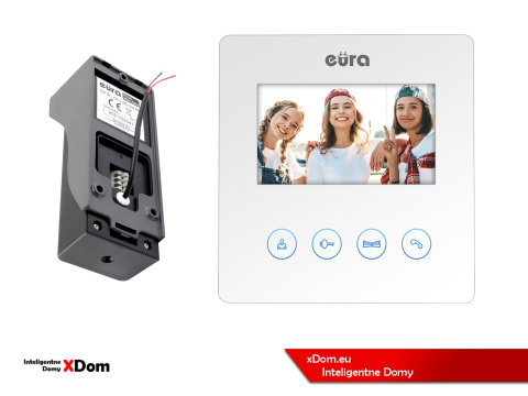 WIDEODOMOFON ''EURA'' CONNECT VDA-78A3_VDA-06A3 BIAŁY WIDEODOMOFON ''EURA'' CONNECT VDA-78A3_VDA-06A3 BIAŁY