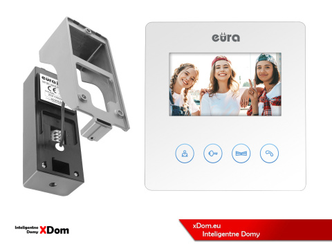 WIDEODOMOFON ''EURA'' CONNECT VDA-78A3_VDA-06A3 BIAŁY WIDEODOMOFON ''EURA'' CONNECT VDA-78A3_VDA-06A3 BIAŁY