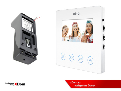 WIDEODOMOFON ''EURA'' CONNECT VDA-78A3_VDA-06A3 BIAŁY WIDEODOMOFON ''EURA'' CONNECT VDA-78A3_VDA-06A3 BIAŁY