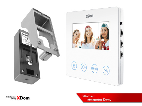 WIDEODOMOFON ''EURA'' CONNECT VDA-78A3_VDA-06A3 BIAŁY WIDEODOMOFON ''EURA'' CONNECT VDA-78A3_VDA-06A3 BIAŁY