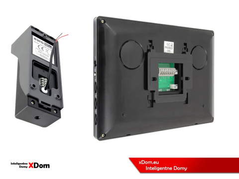 WIDEODOMOFON ''EURA'' CONNECT VDA-78A3_VDA-06A3 CZARNY WIDEODOMOFON ''EURA'' CONNECT VDA-78A3_VDA-06A3 CZARNY