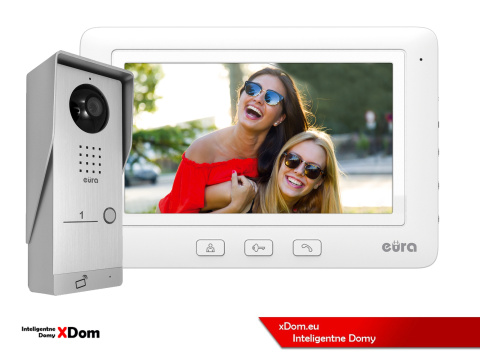 WIDEODOMOFON ''EURA'' CONNECT VDA-91A3_VDA-45A3 CZYTNIK RFID BIAŁY WIDEODOMOFON ''EURA'' CONNECT VDA-91A3_VDA-45A3 CZYTNIK RFID BIAŁY