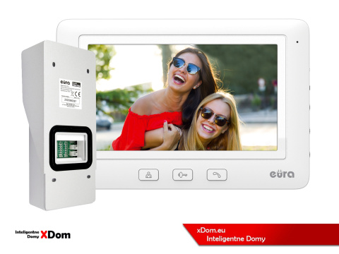 WIDEODOMOFON ''EURA'' CONNECT VDA-91A3_VDA-45A3 CZYTNIK RFID BIAŁY WIDEODOMOFON ''EURA'' CONNECT VDA-91A3_VDA-45A3 CZYTNIK RFID BIAŁY