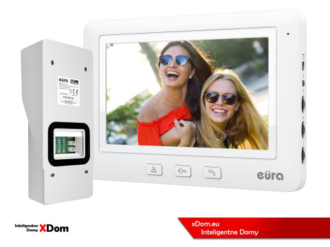 WIDEODOMOFON ''EURA'' CONNECT VDA-91A3_VDA-45A3 CZYTNIK RFID BIAŁY WIDEODOMOFON ''EURA'' CONNECT VDA-91A3_VDA-45A3 CZYTNIK RFID BIAŁY