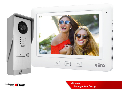 WIDEODOMOFON ''EURA'' CONNECT VDA-91A3_VDA-45A3 CZYTNIK RFID BIAŁY WIDEODOMOFON ''EURA'' CONNECT VDA-91A3_VDA-45A3 CZYTNIK RFID BIAŁY