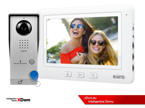 WIDEODOMOFON ''EURA'' CONNECT VDA-91A3_VDA-45A3 CZYTNIK RFID BIAŁY WIDEODOMOFON ''EURA'' CONNECT VDA-91A3_VDA-45A3 CZYTNIK RFID BIAŁY