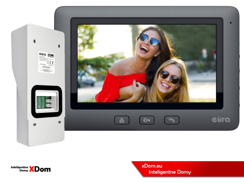 WIDEODOMOFON ''EURA'' CONNECT VDA-91A3_VDA-45A3 CZYTNIK RFID CZARNY WIDEODOMOFON ''EURA'' CONNECT VDA-91A3_VDA-45A3 CZYTNIK RFID CZARNY