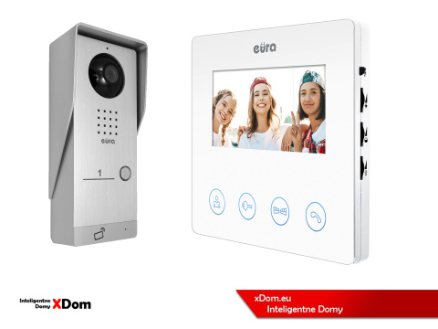 WIDEODOMOFON ''EURA'' CONNECT VDA-91A3_VDA-52A3 CZYTNIK RFID BIAŁY WIDEODOMOFON ''EURA'' CONNECT VDA-91A3_VDA-52A3 CZYTNIK RFID BIAŁY