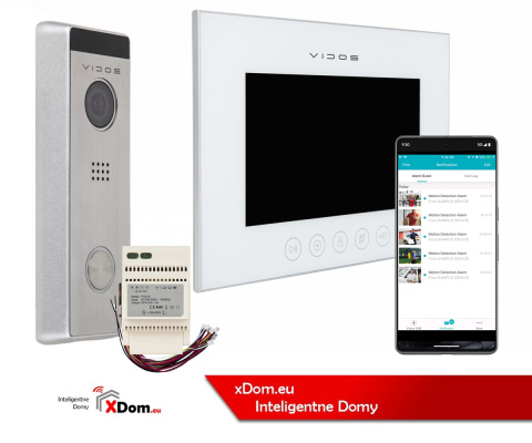 Wideodomofon Vidos S10 i monitorem M11W-X WiFi Wideodomofon Vidos S10 i monitorem M11W-X WiFi
