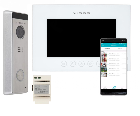 Wideodomofon Vidos S10 i monitorem M11W-X WiFi Wideodomofon Vidos S10 i monitorem M11W-X WiFi
