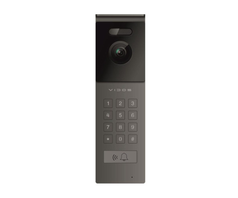 Wideodomofon Vidos z natynkową stacją S12D z szyfratorem i dotykowym monitorem M10B-X