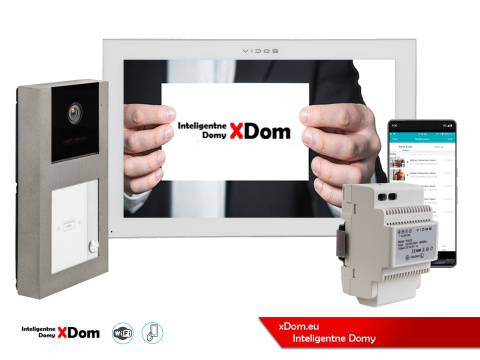 Wideodomofon Vidos z czytnikiem RFID S11-1 i monitorem WiFi M14W-X Wideodomofon Vidos z czytnikiem RFID S11-1 i monitorem WiFi M14W-X