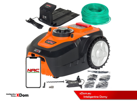 Robot koszący NAC RLM1000-DY sterowanie Wi-Fi/Bluetooth Robot koszący NAC RLM1000-DY sterowanie Wi-Fi/Bluetooth