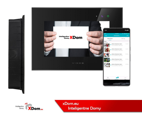 Wideodomofon Vidos stacja S14D z szyfratorem i dotykowym monitorem M10B-X