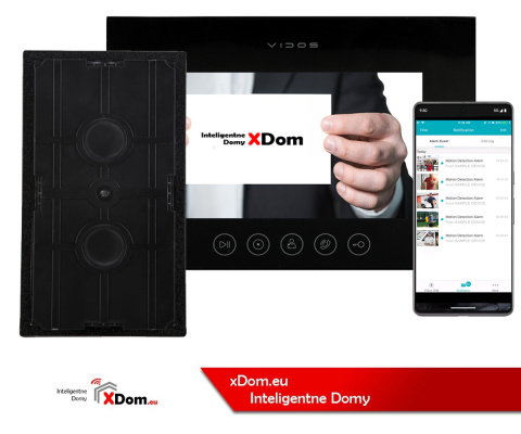 Wideodomofon Vidos stacja S14D z szyfratorem i dotykowym monitorem M11B-X