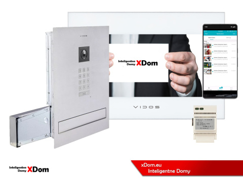 Zestaw wideodomofonu Wi-Fi Vidos skrzynka na listy S14D-SKM monitor M10W-X Zestaw wideodomofonu Wi-Fi Vidos skrzynka na listy S14D-SKM monitor M10W-X