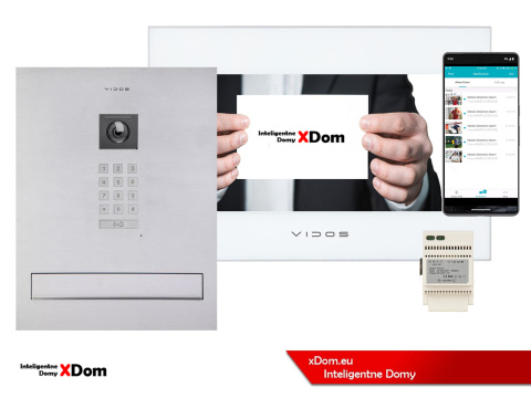 Zestaw wideodomofonu Wi-Fi Vidos skrzynka na listy S14D-SKM monitor M10W-X Zestaw wideodomofonu Wi-Fi Vidos skrzynka na listy S14D-SKM monitor M10W-X