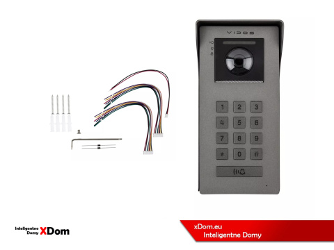 Zestaw wideodomofon z szyfratorem Vidos S100 monitor M101