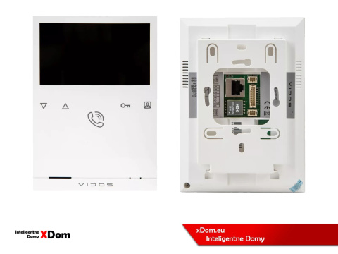 Zestaw wideodomofon z szyfratorem Vidos S100 monitor M101