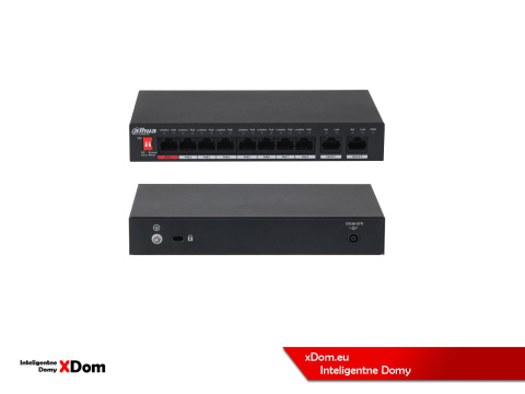 Switch Poe 8 portowy PFS3010-8ET-96-V2 Dahua Switch Poe 8 portowy PFS3010-8ET-96-V2 Dahua