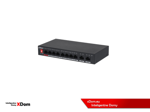 Switch Poe 8 portowy PFS3010-8ET-96-V2 Dahua Switch Poe 8 portowy PFS3010-8ET-96-V2 Dahua