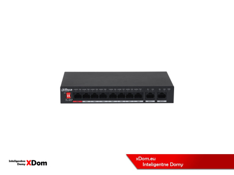 Switch Poe 8 portowy PFS3010-8ET-96-V2 Dahua Switch Poe 8 portowy PFS3010-8ET-96-V2 Dahua