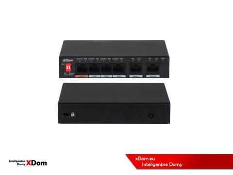 Zestaw monitoringu 4 kamery 4MPx Dahua IPC-HFW1439TL1-A-IL + Rejestrator + Dysk + Switch PoE Zestaw monitoringu 4 kamery 4MPx Dahua IPC-HFW1439TL1-A-IL + Rejestrator + Dysk + Switch PoE