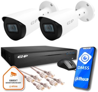 Zestaw monitoringu IP EZ-IP by Dahua 2 kamer tubowych 2K EZI-B140-F2