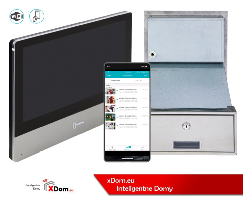 Wideodomofon Vidos ONE S2201-SKM Skrzynka na Listy Monitor M2020 Wideodomofon Vidos ONE S2201-SKM Skrzynka na Listy Monitor M2020